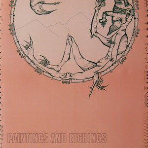Joan Ponc - "GALERY HACHETTE" - Cartel de exposición de litografía original - 1971