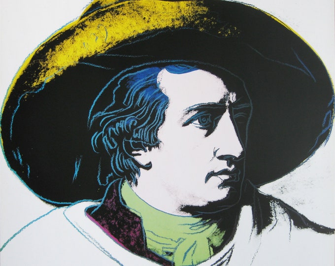 Andy Warhol  - "Goethe" - Colour Offset Lithograph, 1993