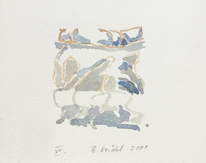 Barbara Keidel - Watercolor - "VII"- 2001