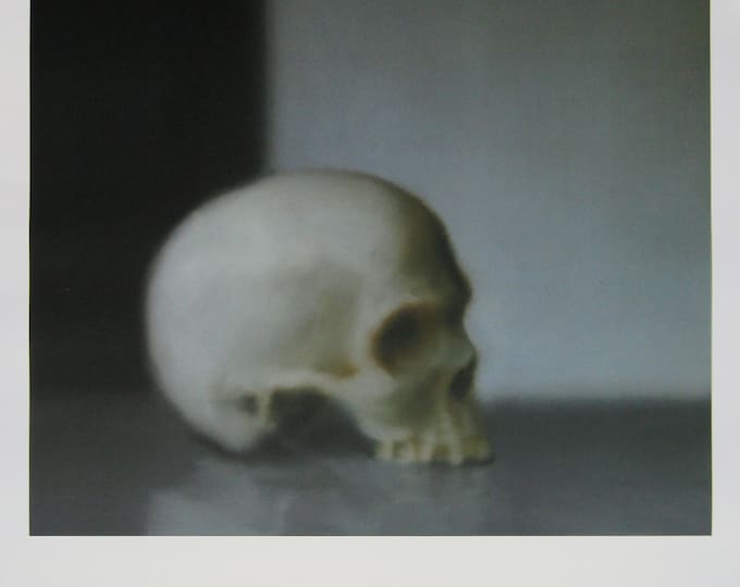Gerhard Richter - "Scull" - Large original Offset Lithograph
