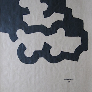 Eduardo Chillida - Original Plate signed Lithograph, 1980