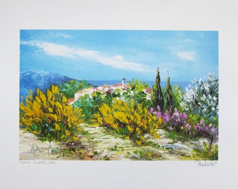 Marcel Belvisi -  "Provence" - Handsigned Giclee