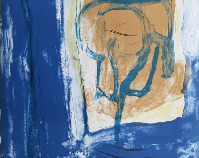 Alberto Rafols Casamada  - Galeria Joan Prats, Barcelona - Lithograph Exhibition Poster - 1992