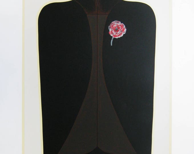 John Russell Clift - "Upper torso for a flyer whirl a gig" - Large Hand signed Screen Print - 1980
