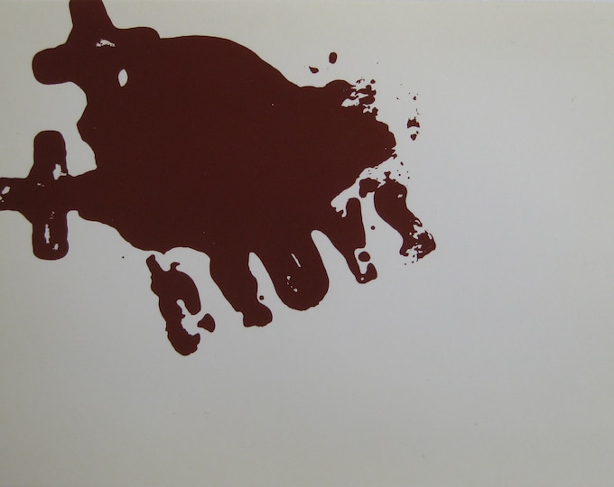 Joseph Beuys - "Sign From The Brown Room VI" - Multiple Postcard - 1984