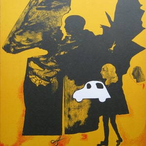 Jorge Castillo  - Galeria Joan Prats - Original Lithograph Exhibition Poster - 1976