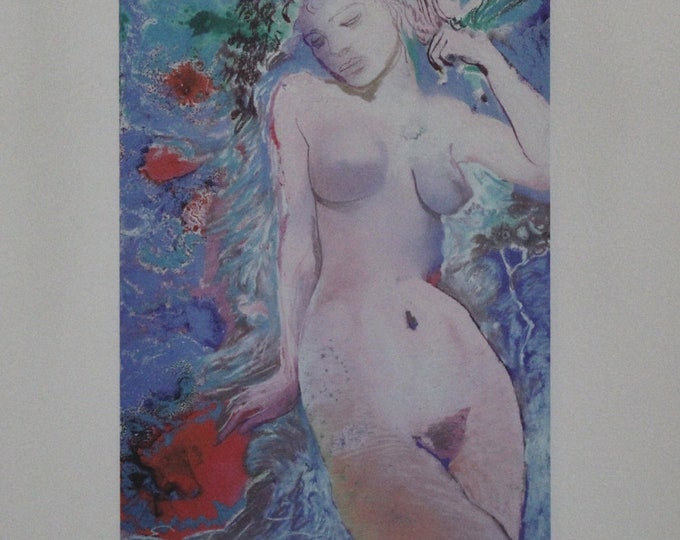 Ernst Fuchs - "Nude" -  Giclée on Paper