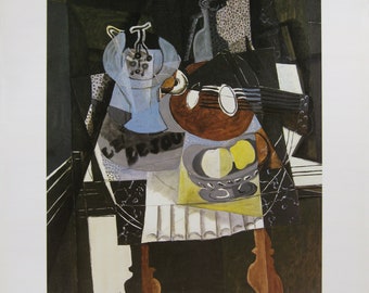 George Braque - "Nature Morte" - Colour Offset lithograph - 1986