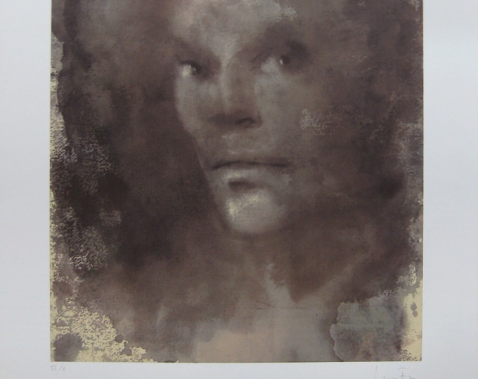 Leonor Fini - "Visage" - Hand signed Colour Lithograph - 1974 (S/N - VI/X)