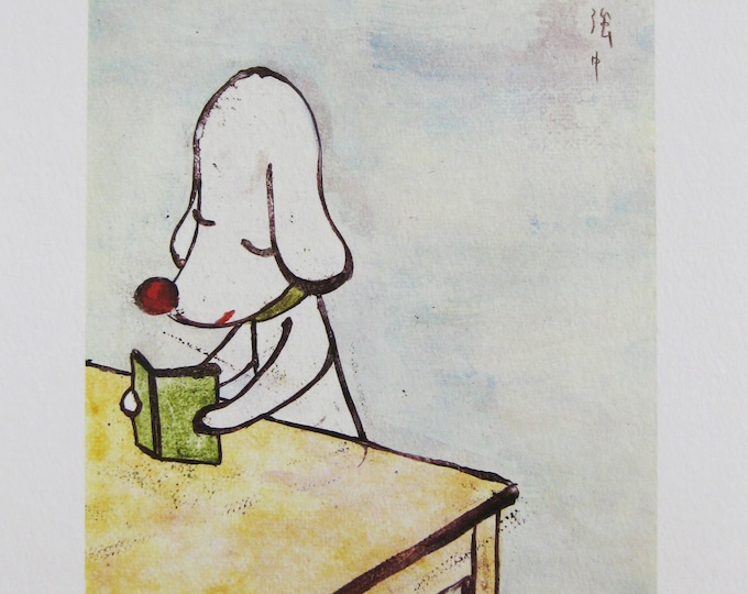 YOSHISTOMO NARA - 'Do Not Disturb!' - Original Offset Lithograph