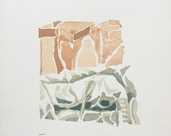 Barbara Keidel - Watercolor - "XIII"- 2001