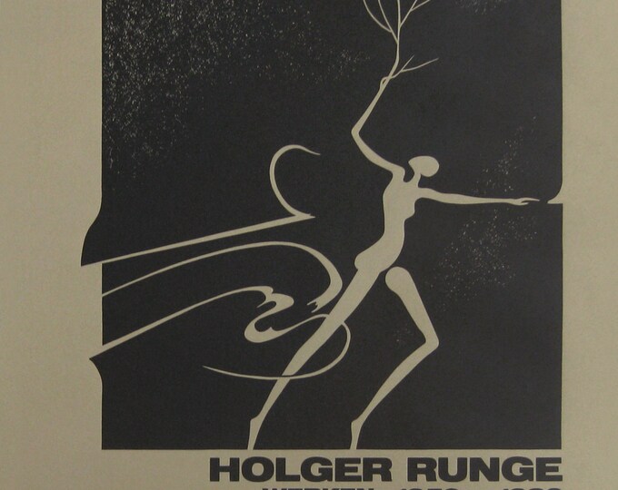 Holger Runge - Original Linocut Poster - 1987