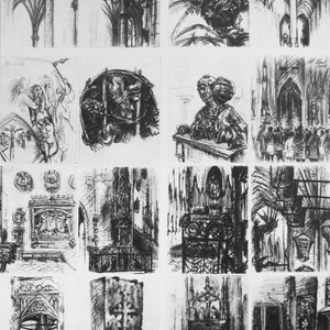 Adolf Silberberger - &quot;Ulm Minster&quot; - Hand Signed Serigraph - 1977 (S/N - 74/161)