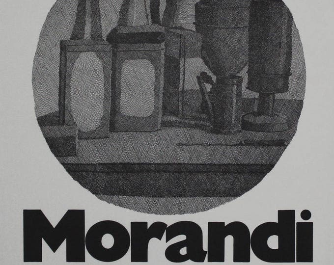 GIORGIO MORANDI - "Galeria Marino" - Original Lithograph Poster, Rome 1954