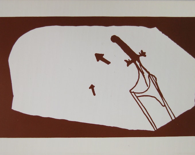 Joseph Beuys - "Oak In The Current" - Multiple Postcard, 1985