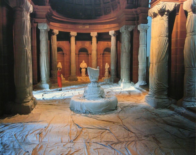 Christo - "Wrapped Vestibule - The Art Gallery of New South Wales, Sydney, Australia"  - Origianal Photo Offset, 1990