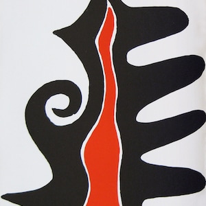 Alexander Calder  - &quot;Composition&quot; - Original Colour Lithograph - 1973