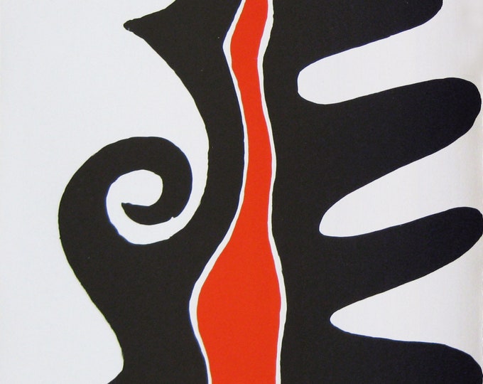 Alexander Calder  - "Composition" - Original Colour Lithograph - 1973