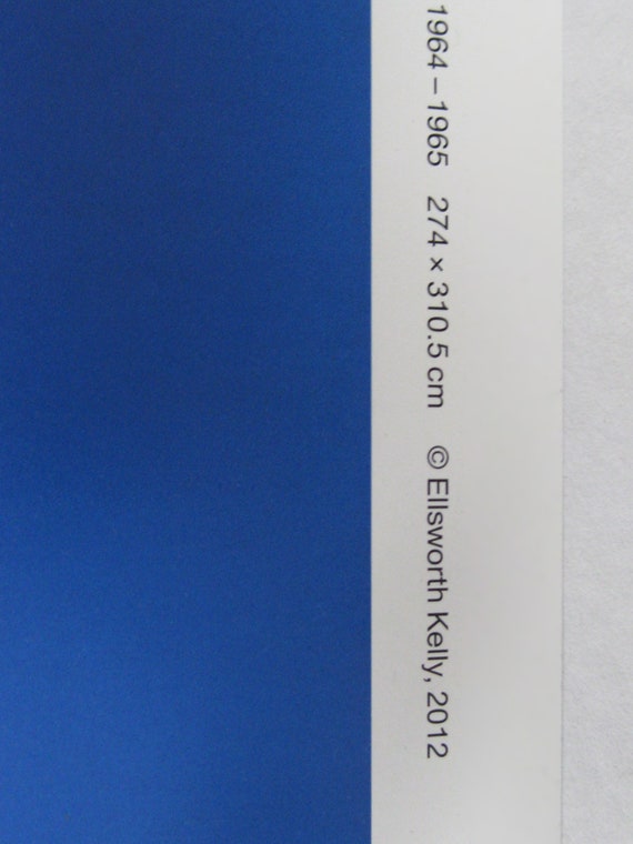 エルズワース・ケリー - 「ブルー、グリーン、レッド I」 - オフセット