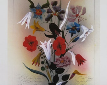 Alois Janak - "Flower Composition" - Handsigned Giclée on Cotton Paper (S/N - Bon A Tirer)
