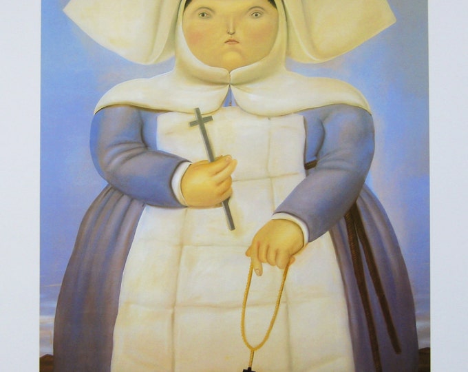 Fernando Botero  - "Madre Superiora" - Offset Lithograph, 1982