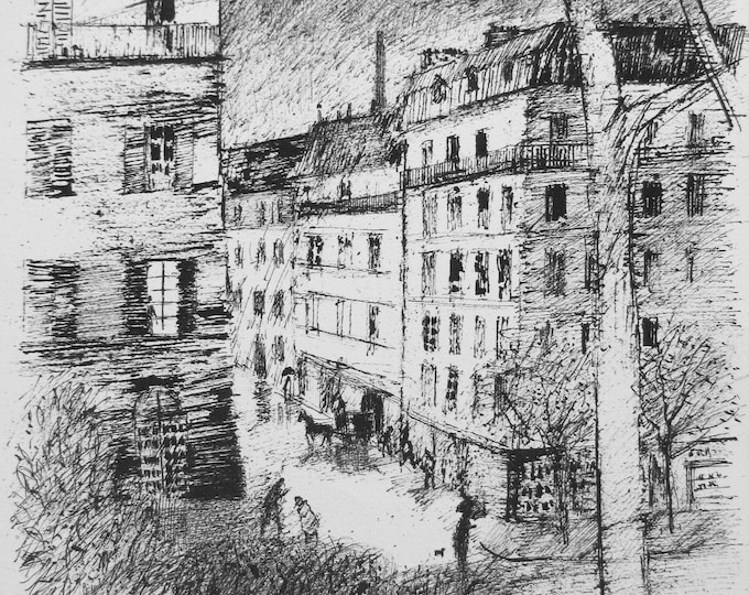 Guy Bardone - "City View" - Hand signed Lithograph - S/N (55/100)