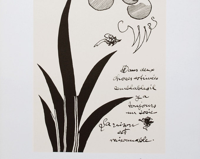 Georges Braque  - "Dans Deux Choses Estime " - Plate signed Offset Lithograph