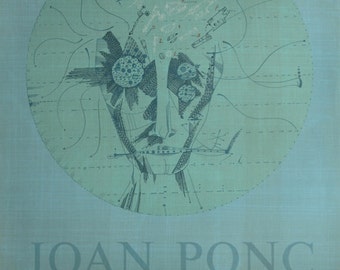 Joan Ponc  - "GALERIA JOAN PRATS " - Original Lithograph Exhibition Poster - 1978