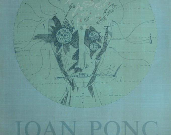 Joan Ponc  - "GALERIA JOAN PRATS " - Original Lithograph Exhibition Poster - 1978