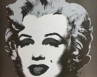 Andy Warhol  - "Marilyn - Black" - Colour Offset Lithograph, 1993