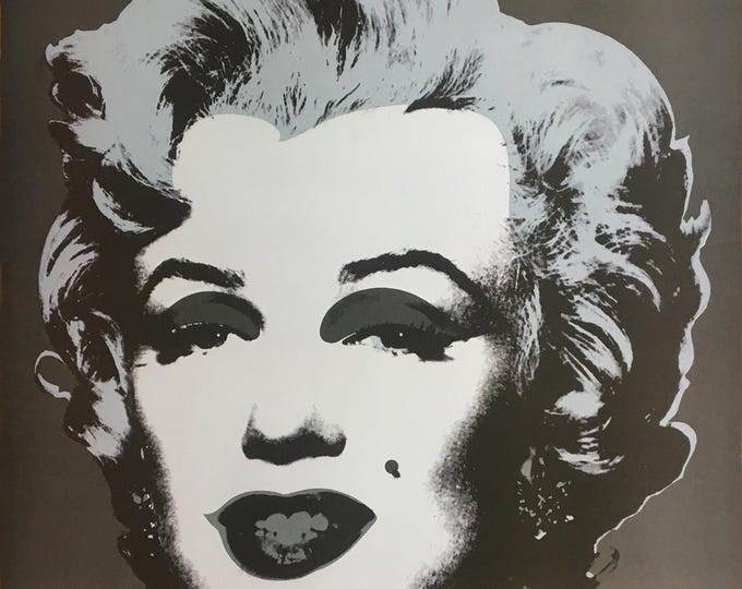 Andy Warhol  - "Marilyn - Black" - Colour Offset Lithograph, 1993