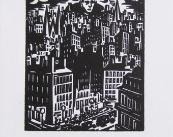 Frans Masereel - "L'oeuvre - PL15" - Original woodcut - 1928 -'78
