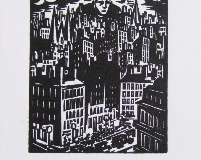 Frans Masereel - "L'oeuvre - PL15" - Original woodcut - 1928 -'78