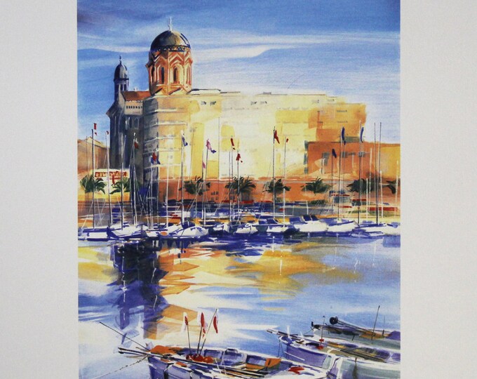 Ella Fort - "St. Raphael" - Hand Signed Colour Lithograph