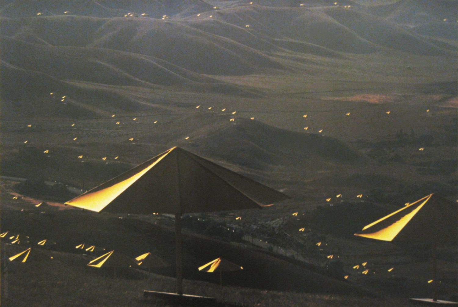 Christo The Umbrellas, JapanUSA 198491, Large Photo Offset, 1991