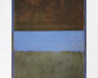 Mark Rothko - "Untitiled - 1956" - Colour Offset Lithograph - 1999