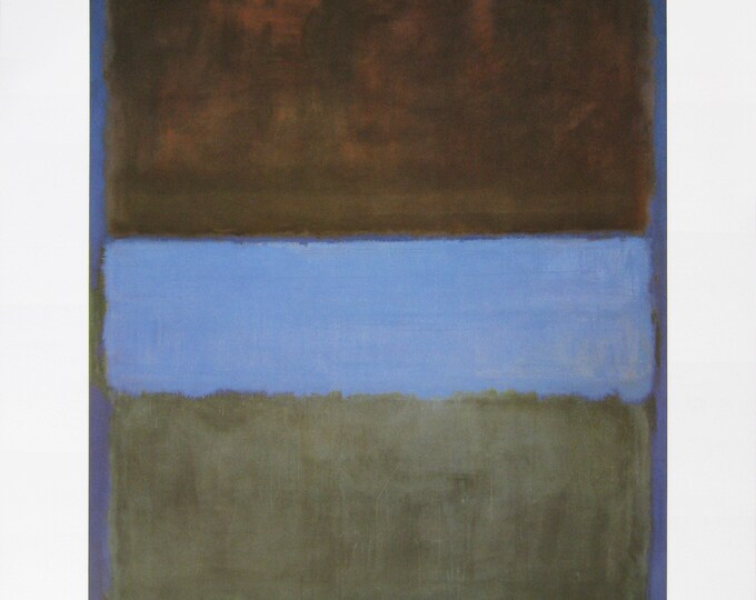 Mark Rothko - "Untitiled - 1956" - Colour Offset Lithograph - 1999