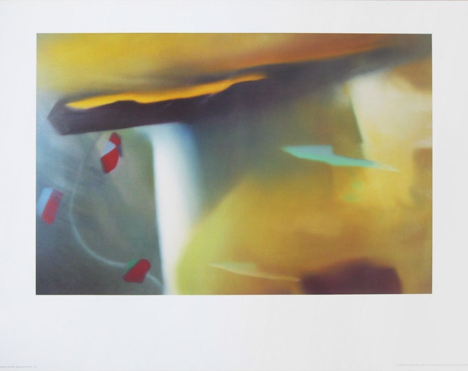 Gerhard Richter - "Abstraktes Bild" - Colour Offset Lithograph - 1991