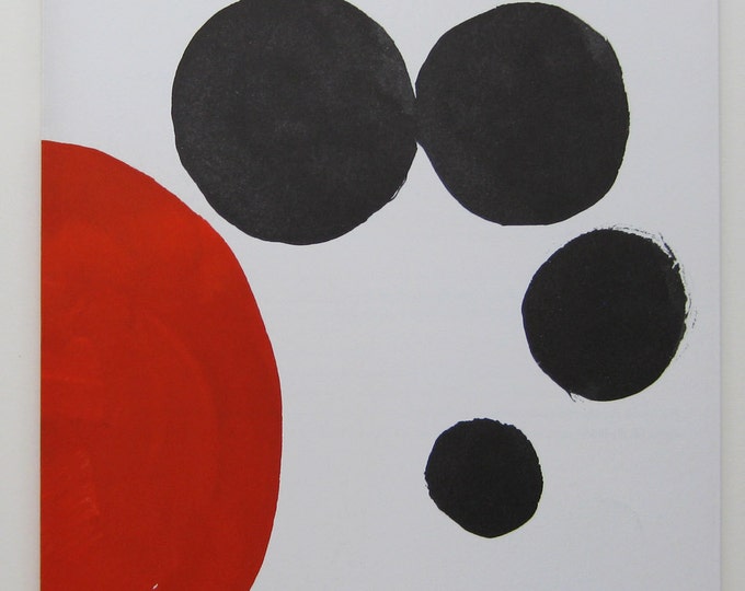 Alexander Calder - Exhibition Catalogue, Maeght Zurich - 1970, Lithograph Cover