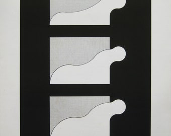 Juan Martinez - Large Hand Signed Screenprint - 1973 (S/N - 13/50)