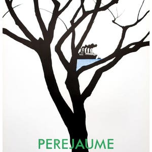 Perejaume  - Galeria Joan Prats - Original Lithograph Exhibition Poster - 1983