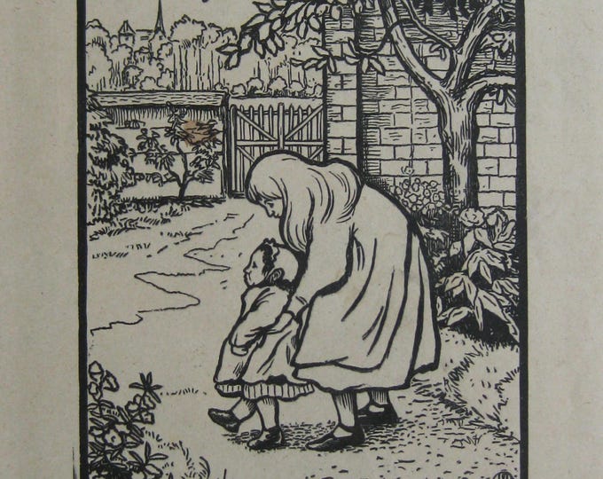 Lucien Pissaro - 'Bois' - Original Woodcut, 1903