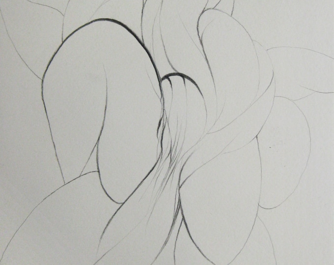 Wolff Buchholz - "Compostion" - Pencil Drawing (Signed) - 1967