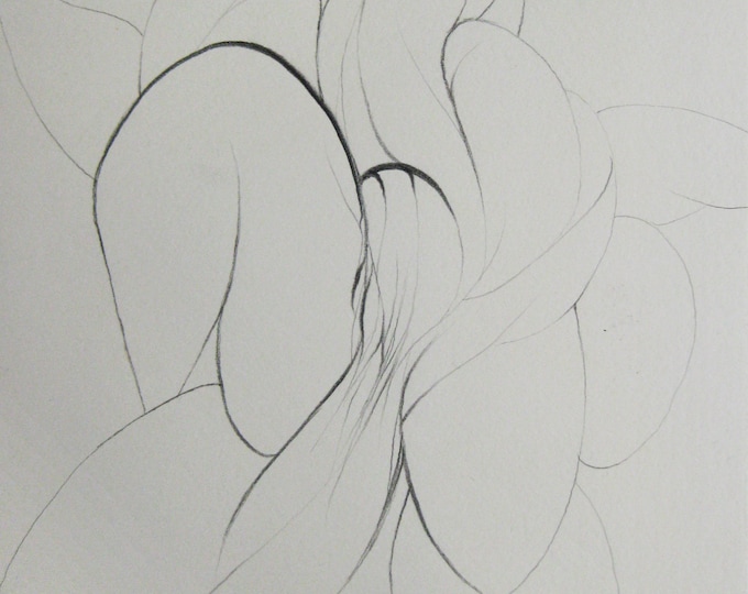 Wolff Buchholz - "Compostion" - Pencil Drawing (Signed) - 1967