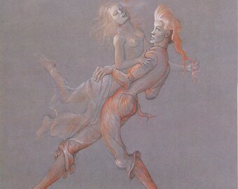 Leonor Fini - “Composition” - Original Photo Lithograph - 1980