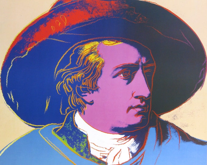 Andy Warhol  - "Goethe" - Colour Offset Lithograph, 1993