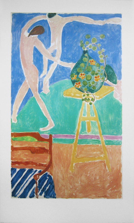 Large Offset Lithograph Museum Poster Les Capucines a La Danse 1912 Henri Matisse