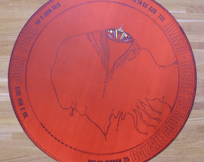 Joan Ponc  - "Galerie Cour St. Pierre"  - Lithograph Exhibition Poster - 1973