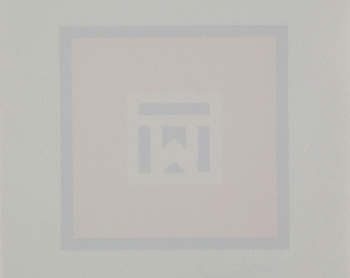 Antonio Calderara - "Epgigramme Colour Variation" - Posthumous Screenprint - Hand signed by Carmela Calderara - 1978