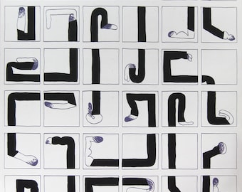 Erwin Bechtold  - "Fingerdinger" - Hand signed Screenprint - 1971 (S/N - PA)